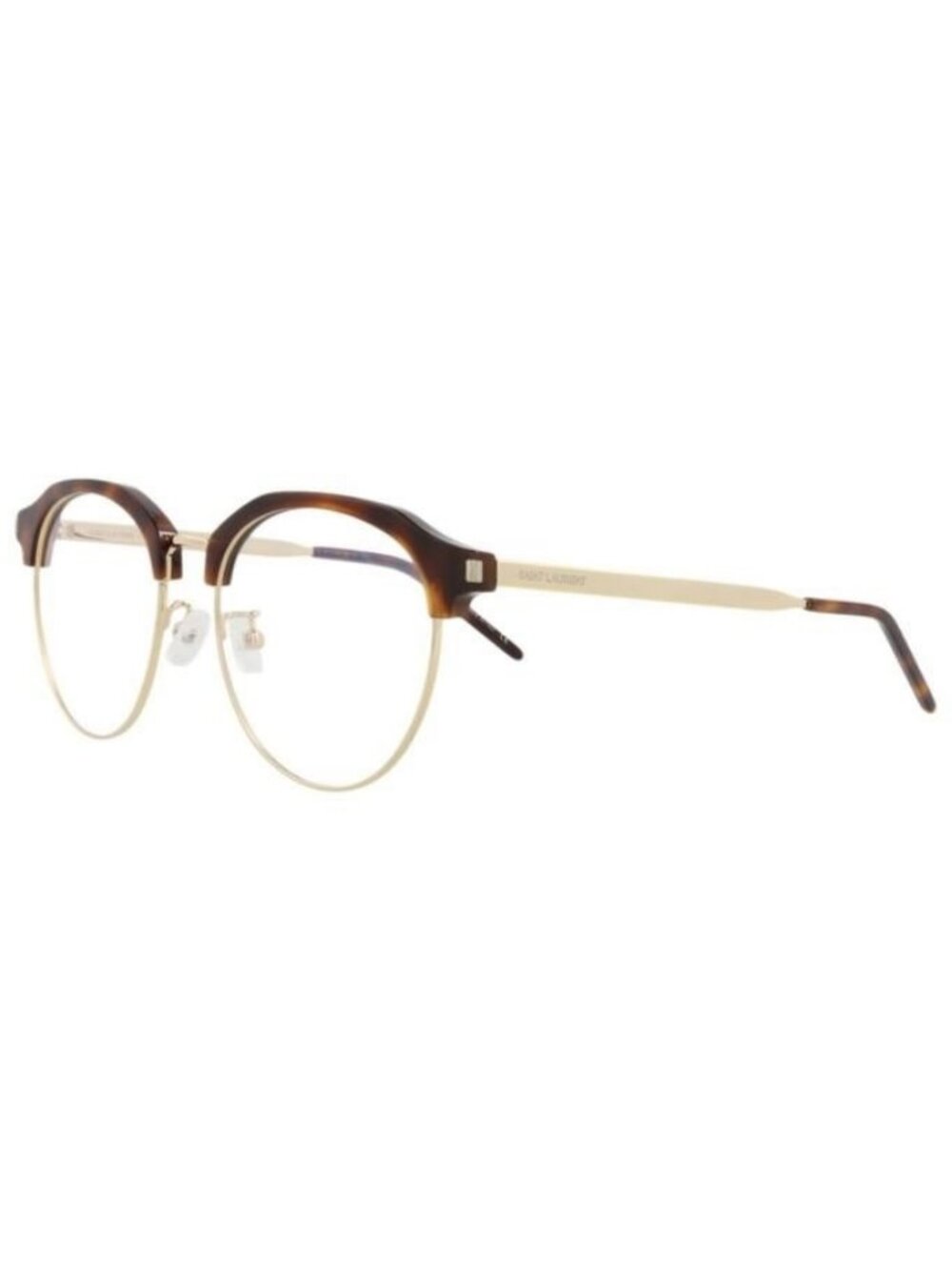 New Saint Laurent Womens Round/Oval Havana Gold Transparent Fashion Designer Eye